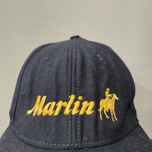 VTG 80s? Marlin Firearms Rifle Manufacturer USA Made Snapback Hat Cap OSFA - Picture 4 of 14